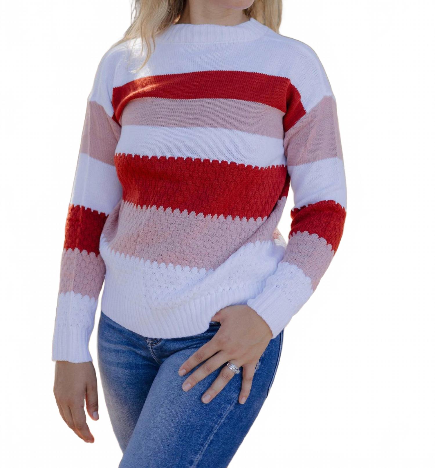 Хэвен Полосатый Вязаный Свитер Мульти Threaded Pear
Хэвен Полосатый Вязаный Свитер Мульти Threaded Pear