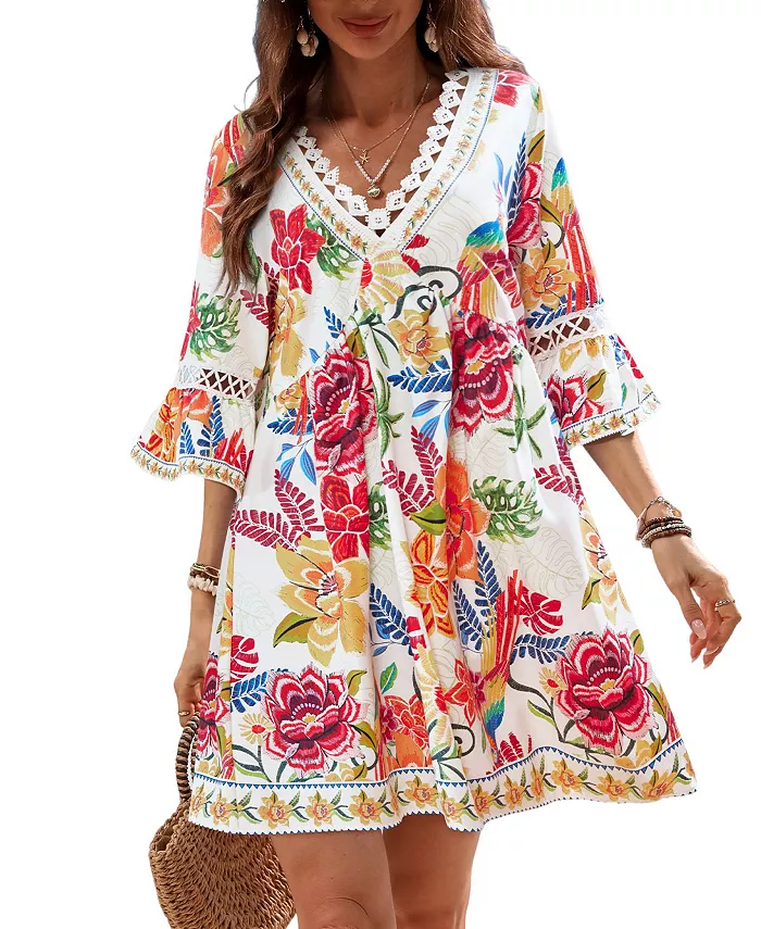 Женское мини-платье с цветочным принтом Field Notes Cupshe, оранжевый
Женское мини-платье с цветочным принтом Field Notes Cupshe, оранжевый