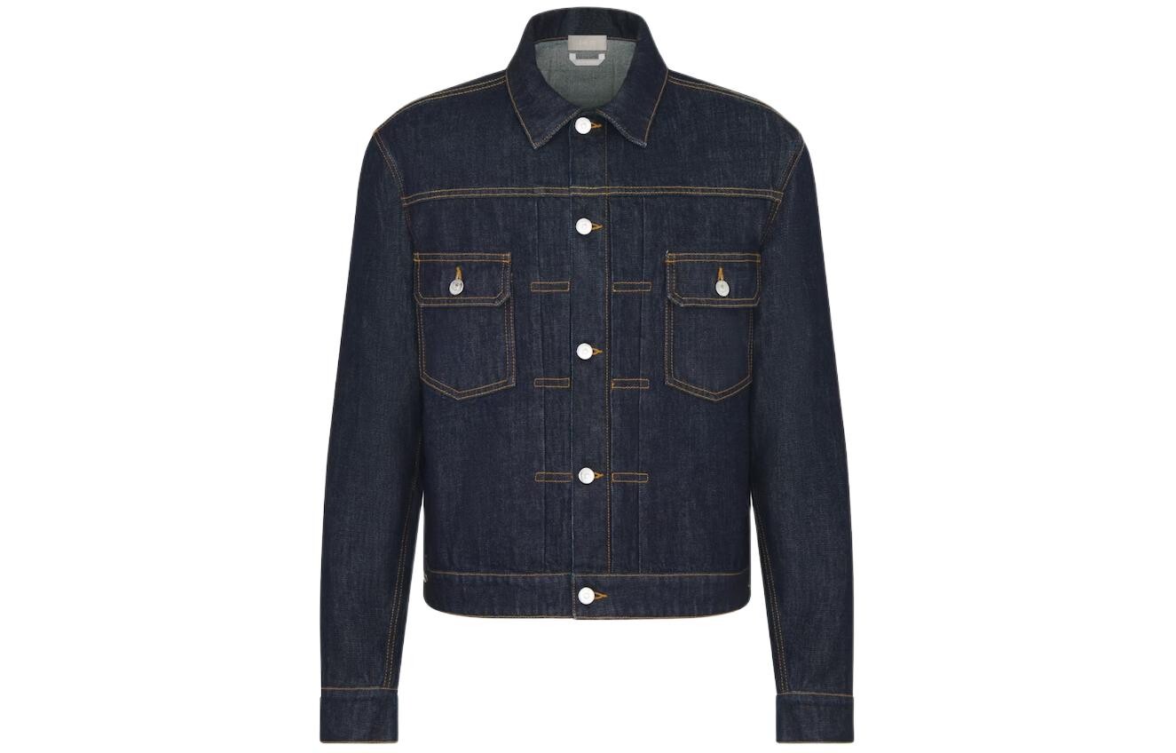 Джинсовая куртка мужская темно-синяя Dior, темно-синий
Джинсовая куртка мужская темно-синяя Dior, темно-синий
