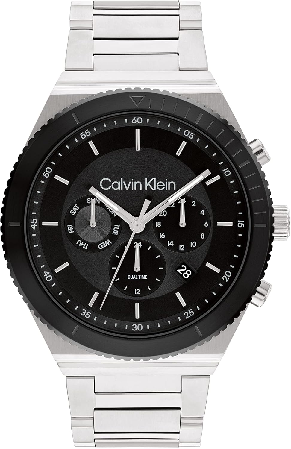 Мужские кварцевые многофункциональные часы Calvin Klein: уверенность без усилий, Silver/Black
Мужские кварцевые многофункциональные часы Calvin Klein: уверенность без усилий, Silver/Black