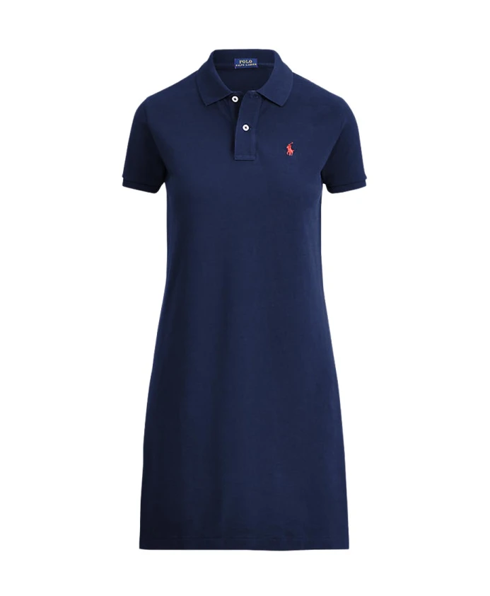 Платье в стиле поло It с логотипом в виде пони Polo Ralph Lauren, синий 
Платье в стиле поло It с логотипом в виде пони Polo Ralph Lauren, синий