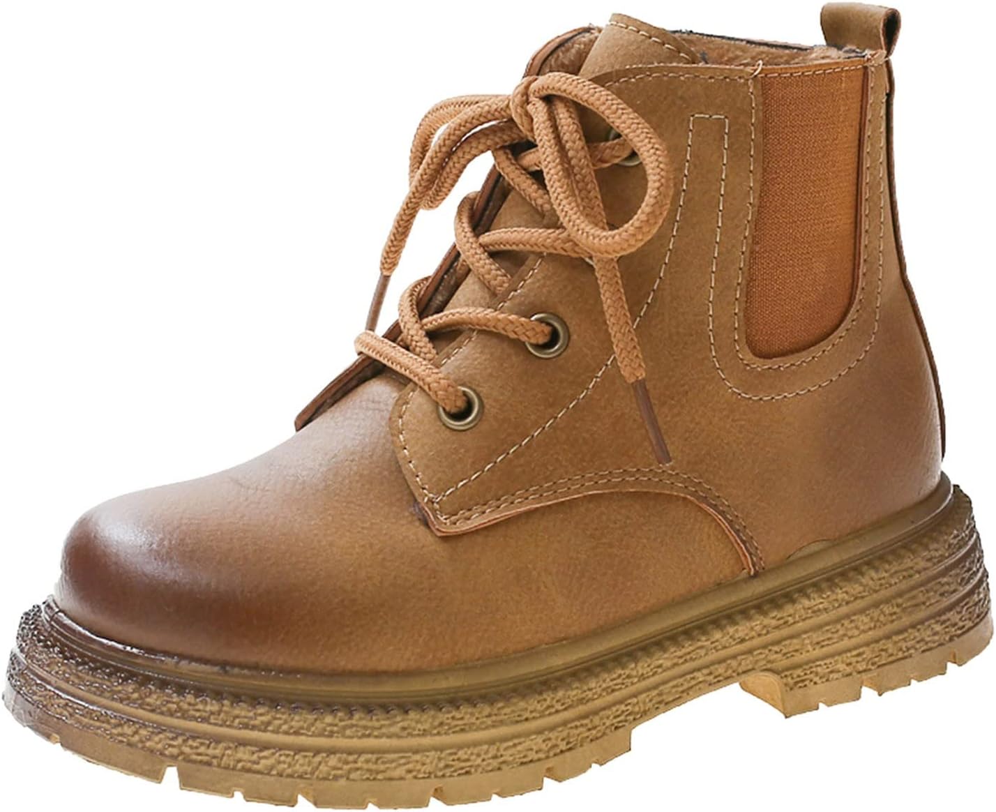 Детские зимние ботинки CsgrFagr для мальчиков и девочек, кожаные с плюшевой подкладкой, теплые снегоступы для холодной погоды, с нескользящей подошвой, удобные короткие ботинки на платформе, Brown
Детские зимние ботинки CsgrFagr для мальчиков и девочек, кожаные с плюшевой подкладкой, теплые снегоступы для холодной погоды, с нескользящей подошвой, удобные короткие ботинки на платформе, Brown