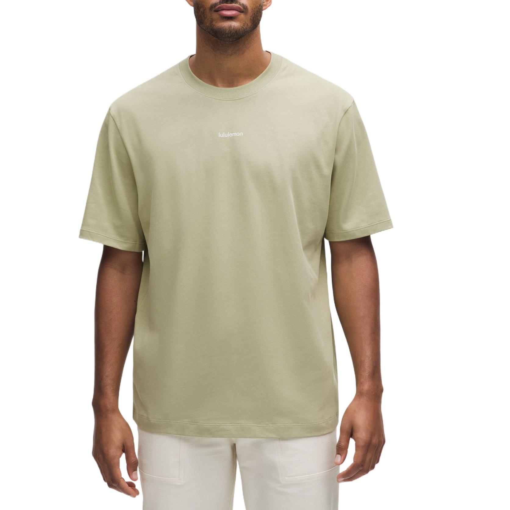 Тяжелая футболка мужская Lululemon, зеленый
Тяжелая футболка мужская Lululemon, зеленый