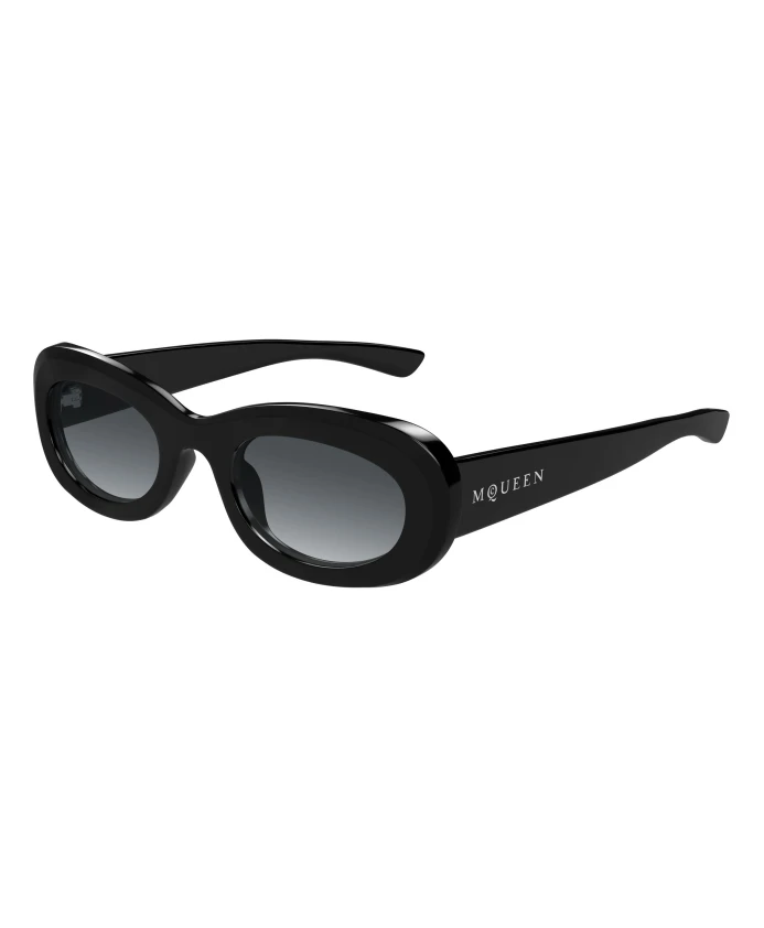 Овальные солнцезащитные очки Alexander Mcqueen, черный
Овальные солнцезащитные очки Alexander Mcqueen, черный