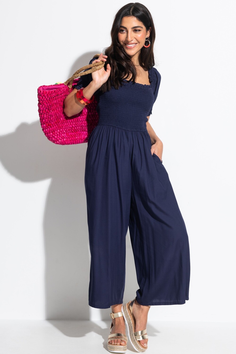 Салли Фуллер бюст шиферный лиф lenzing ecovero пухлые рукава комбинезон Pour Moi, синий
Салли Фуллер бюст шиферный лиф lenzing ecovero пухлые рукава комбинезон Pour Moi, синий