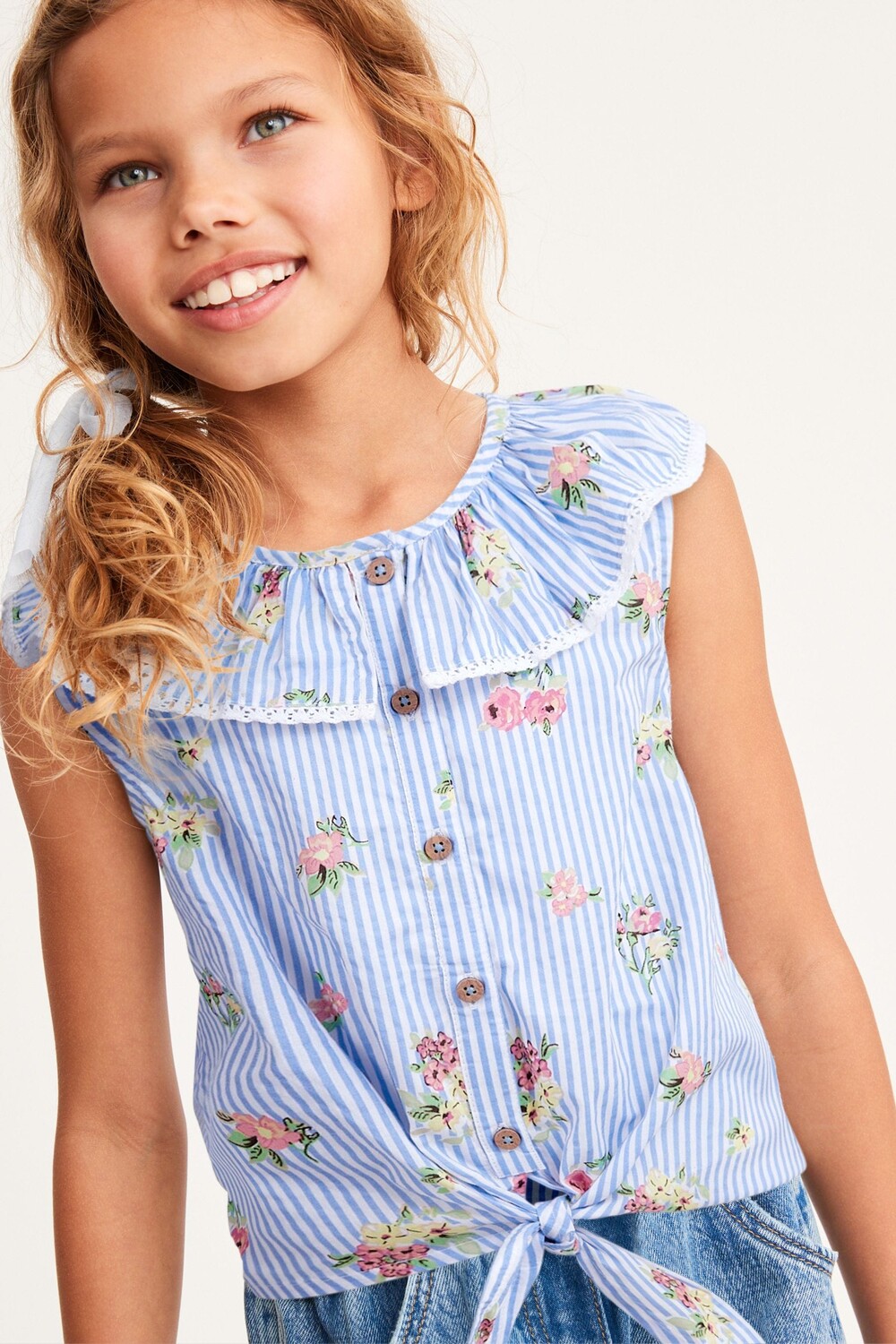 Блузка с завязками спереди (3–16 лет) Next, синий
Блузка с завязками спереди (3–16 лет) Next, синий