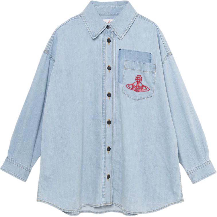 Vivienne Westwood Мужская рубашка светло-голубого цвета
Vivienne Westwood Мужская рубашка светло-голубого цвета