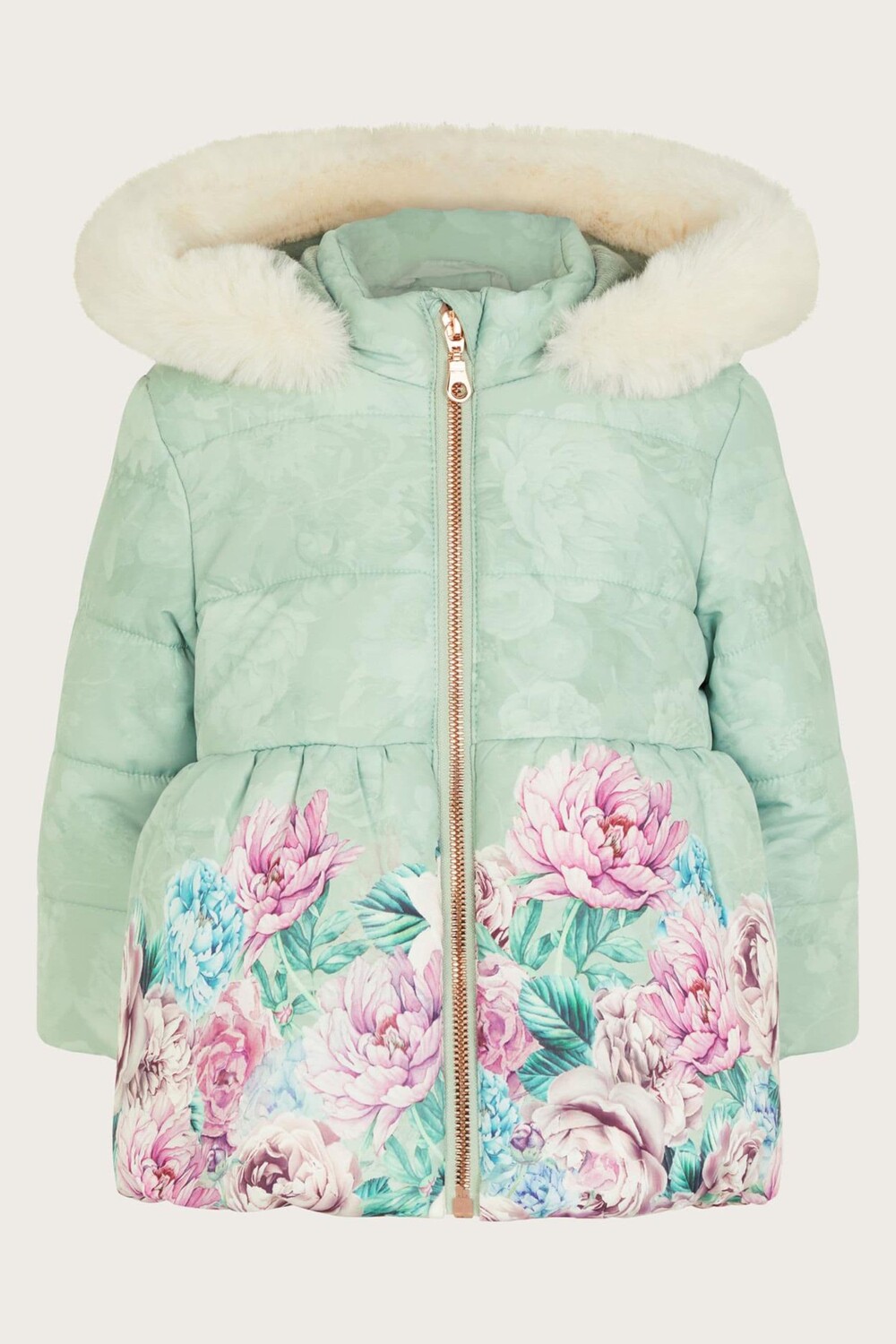 Детское пальто с цветочным принтом Monsoon, зеленый
Детское пальто с цветочным принтом Monsoon, зеленый