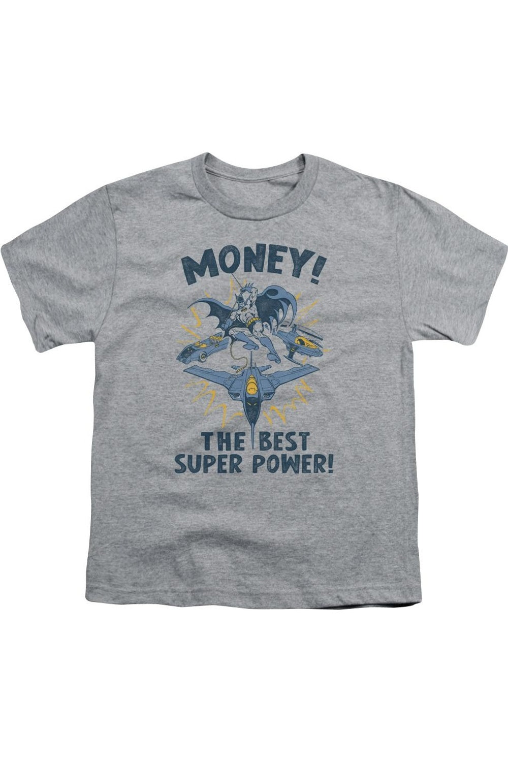 Футболка DC Comics с принтом денег, короткий рукав, для подростков Gildan, Athletic Heather
Футболка DC Comics с принтом денег, короткий рукав, для подростков Gildan, Athletic Heather