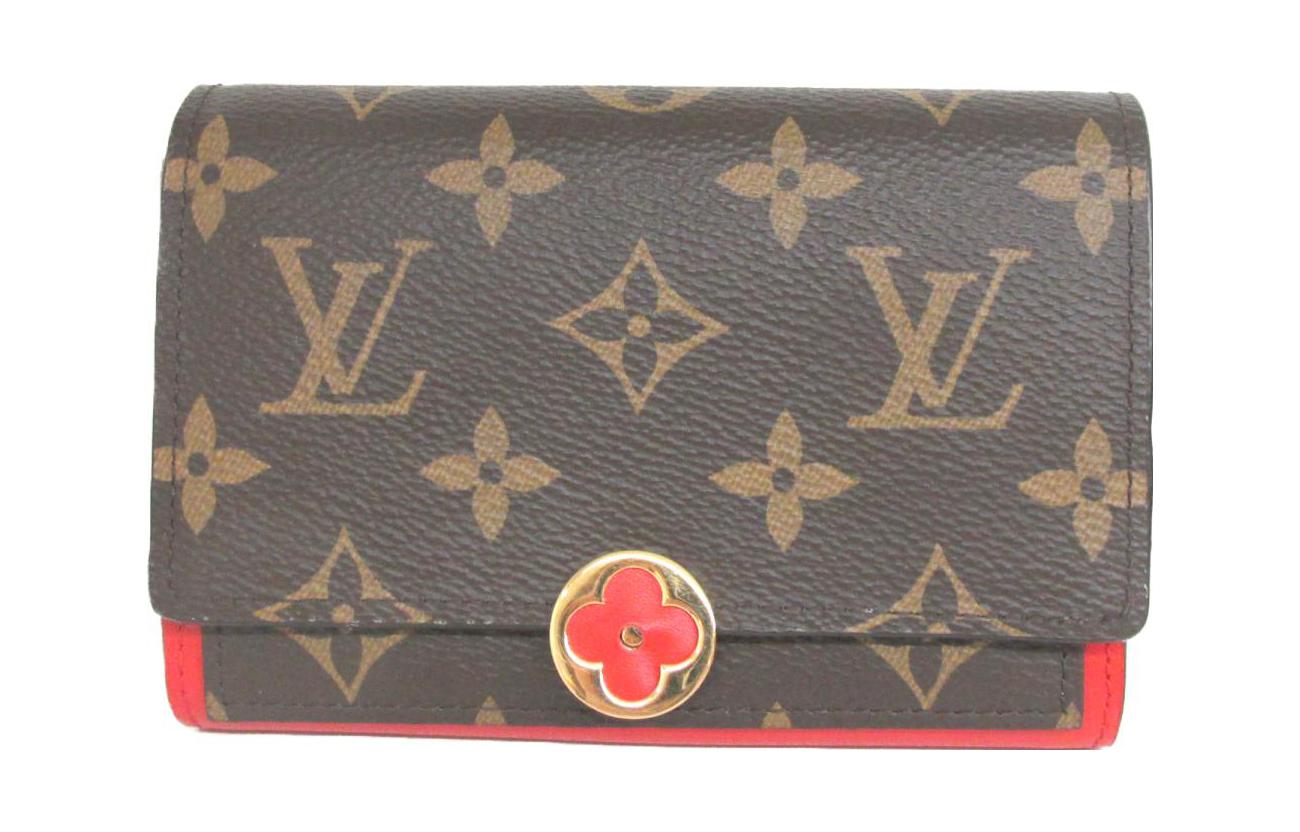 LOUIS VUITTON Flore Monogram Canvas Floral Chain Bag Wallet Regular Women's Red & Brown
LOUIS VUITTON Flore Monogram Canvas Floral Chain Bag Wallet Regular Women's Red & Brown