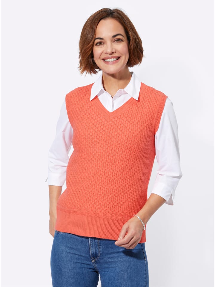 Коралловый свитер-жилет WITT WEIDEN
Коралловый свитер-жилет WITT WEIDEN