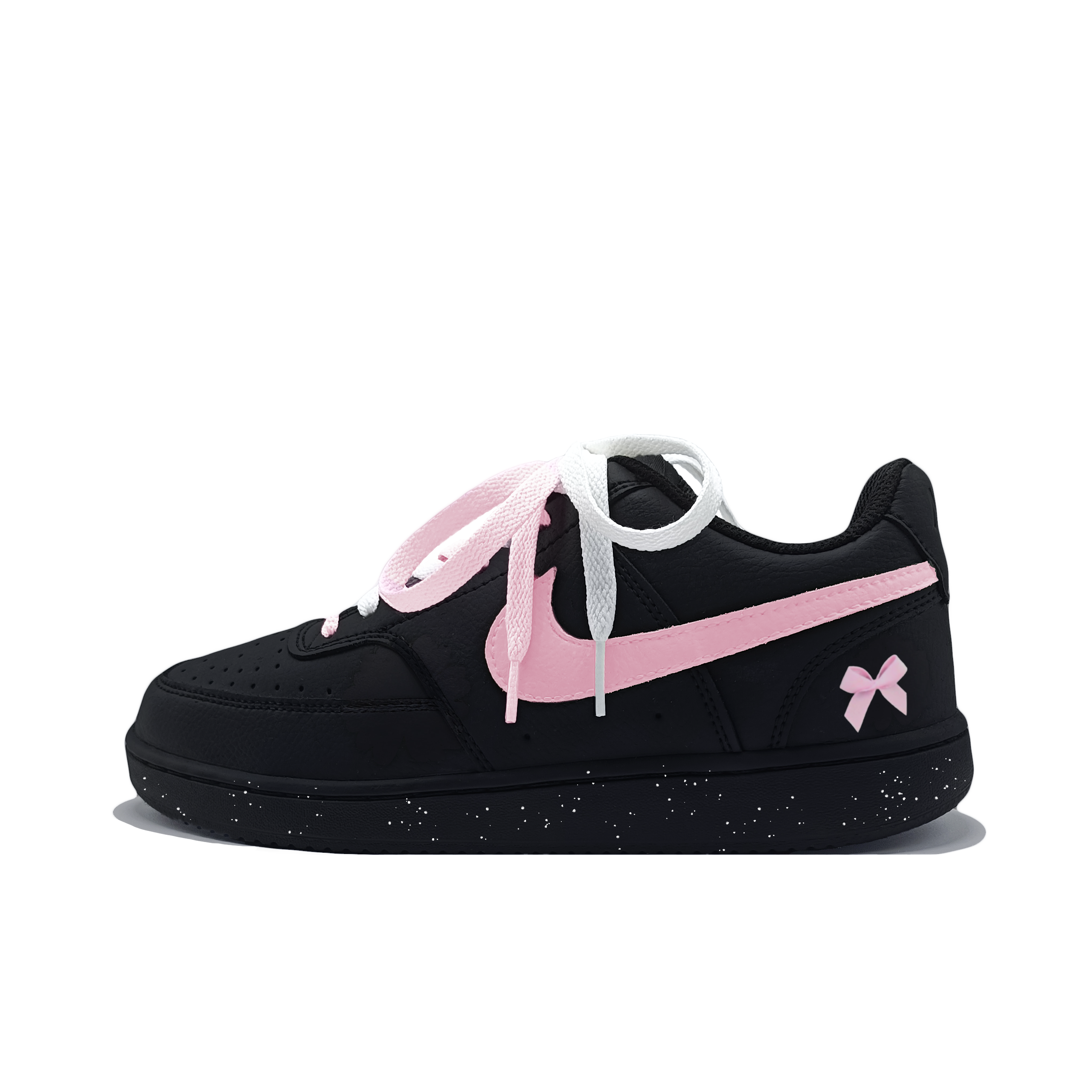 Nike Кроссовки для скейтбординга Court Vision Butterfly Fluttering Abrasion Resistant Low top Unisex черные розовые
Nike Кроссовки для скейтбординга Court Vision Butterfly Fluttering Abrasion Resistant Low top Unisex черные розовые