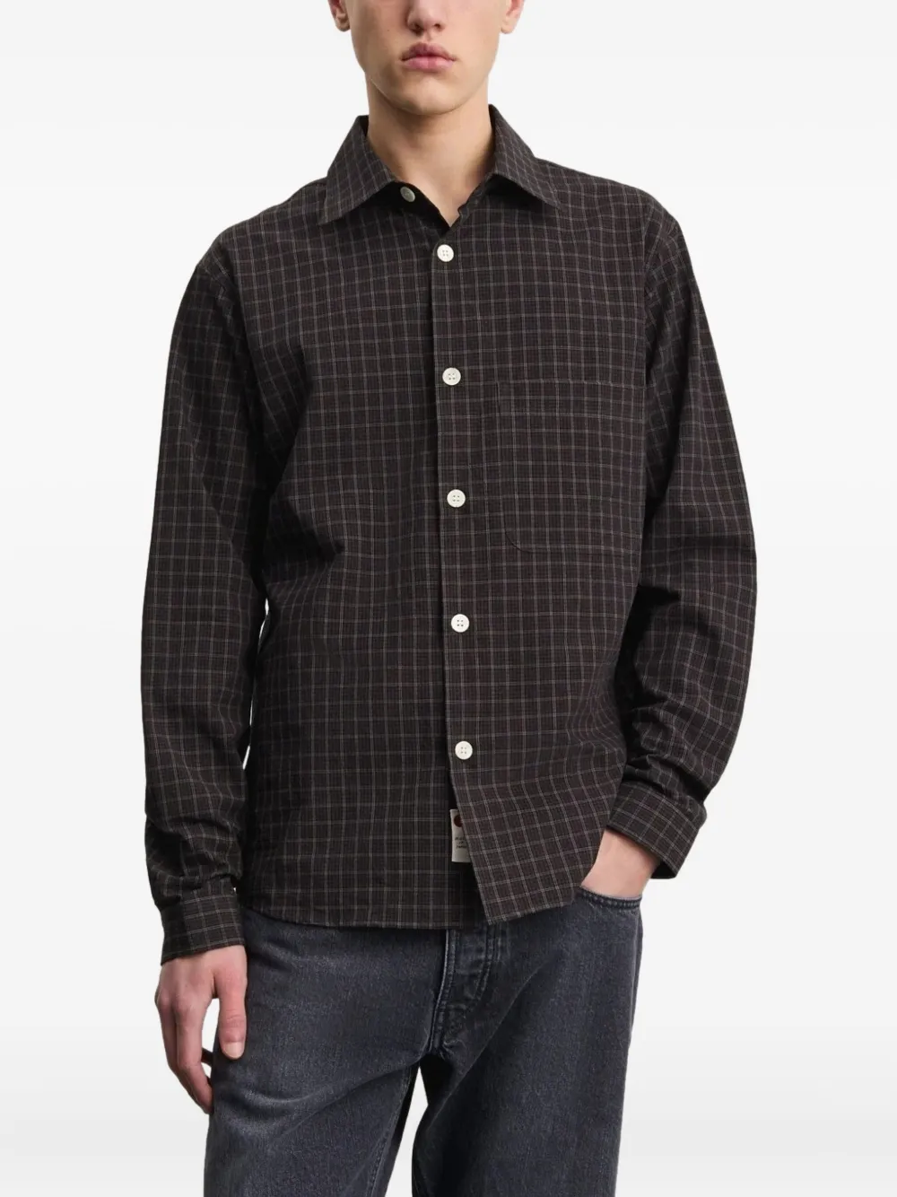 Рубашка Another Shirt 4.0 JPN Another Aspect, коричневый 
Рубашка Another Shirt 4.0 JPN Another Aspect, коричневый