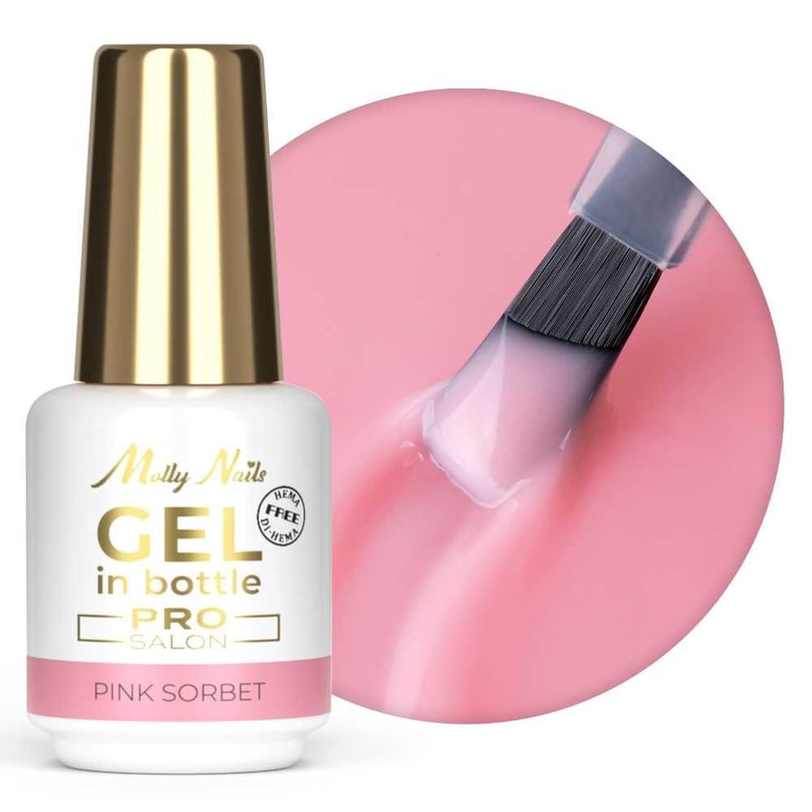 Гель во флаконе с кисточкой Molly Nails Pro Salon Pink Sorbet HEMA/Di-HEMA Free 15 г
Гель во флаконе с кисточкой Molly Nails Pro Salon Pink Sorbet HEMA/Di-HEMA Free 15 г