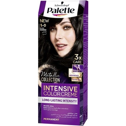 Palette Intensiv Permanent Color Крем-краска для волос 1-0 Черный 100мл, Schwarzkopf
Palette Intensiv Permanent Color Крем-краска для волос 1-0 Черный 100мл, Schwarzkopf