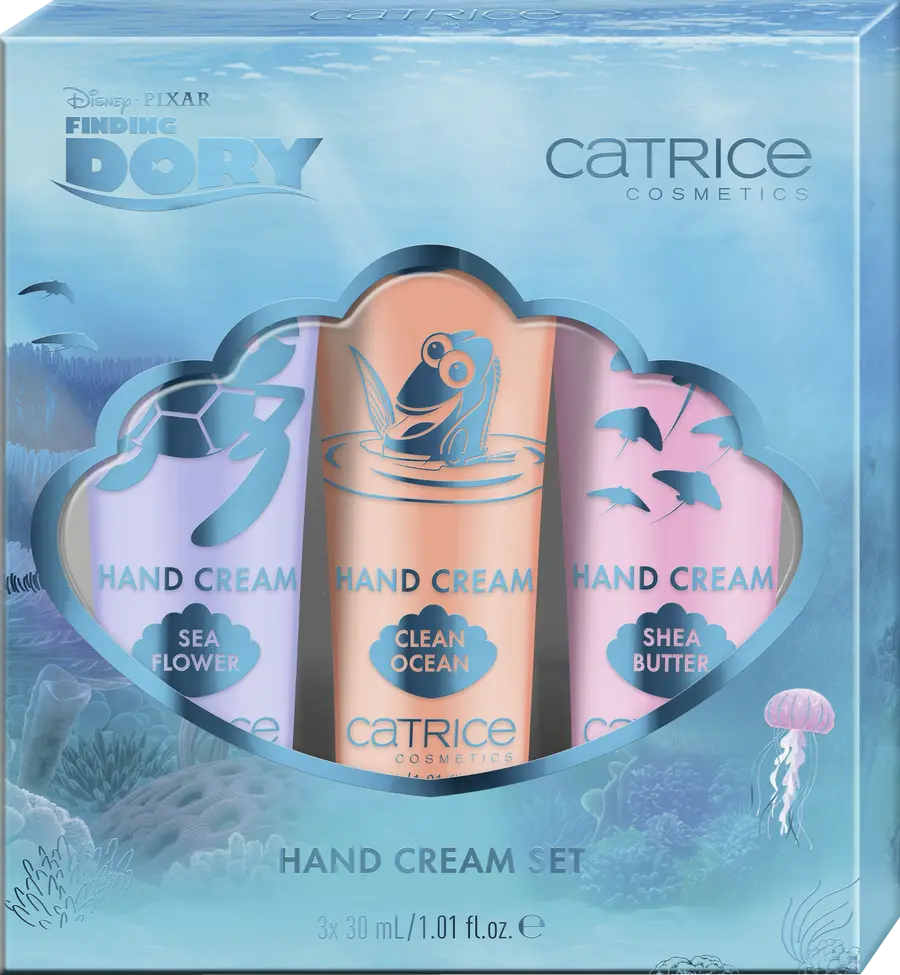 Крем для рук Catrice 3er Set Disney Pixar Finding Dory Hand Cream
Крем для рук Catrice 3er Set Disney Pixar Finding Dory Hand Cream