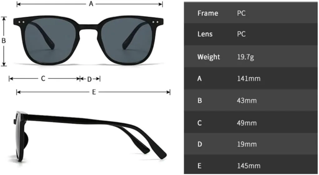 Солнцезащитные очки с защитой UV400 | Градиентный черно-желтый дизайн | Для женщин и мужчин | Для занятий спортом на открытом воздухе и вождения DSVIGF, C4 Grey Black
Солнцезащитные очки с защитой UV400 | Градиентный черно-желтый дизайн | Для женщин и мужчин | Для занятий спортом на открытом воздухе и вождения DSVIGF, C4 Grey Black