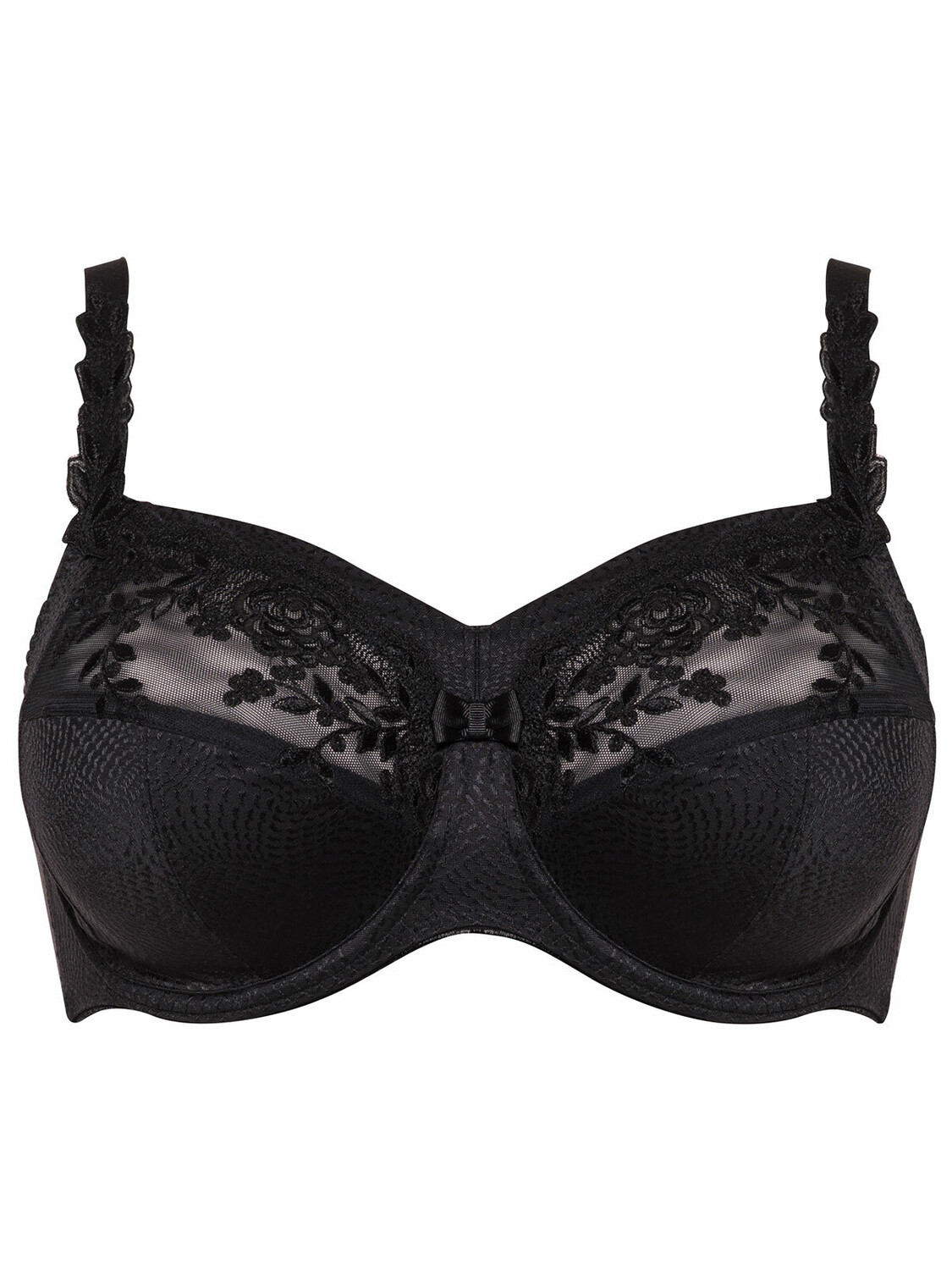 Бюстгальтер с косточками Ulla Dessous BH mit Bügel und Blende Ella, черный 
Бюстгальтер с косточками Ulla Dessous BH mit Bügel und Blende Ella, черный