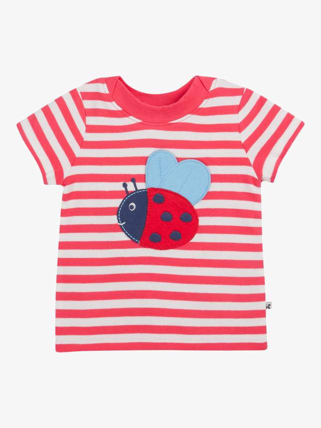 Детская хлопковая футболка с полосками и удобной посадкой Frugi, Watermelon/Ladybird
Детская хлопковая футболка с полосками и удобной посадкой Frugi, Watermelon/Ladybird