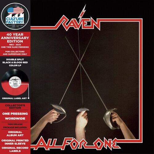 Виниловая пластинка Raven - All For One
Виниловая пластинка Raven - All For One