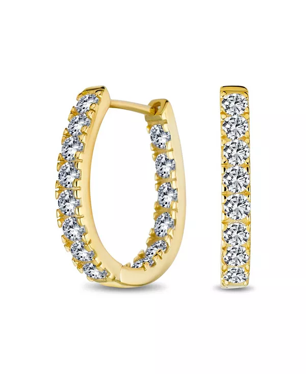 Классические овальные серьги-кольца с фианитами, черное розовое золото, стерлинговое серебро, 0,60 дюйма Bling Jewelry, gold-tone
Классические овальные серьги-кольца с фианитами, черное розовое золото, стерлинговое серебро, 0,60 дюйма Bling Jewelry, gold-tone