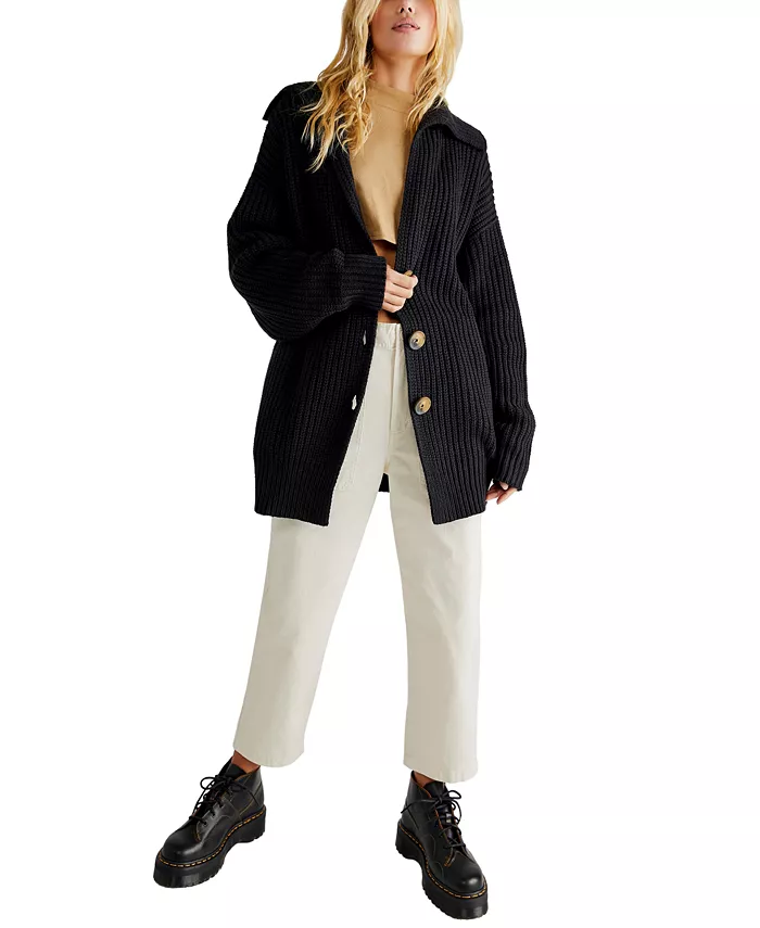 Женский кардиган Swim Too Deep с длинными рукавами Free People, черный
Женский кардиган Swim Too Deep с длинными рукавами Free People, черный