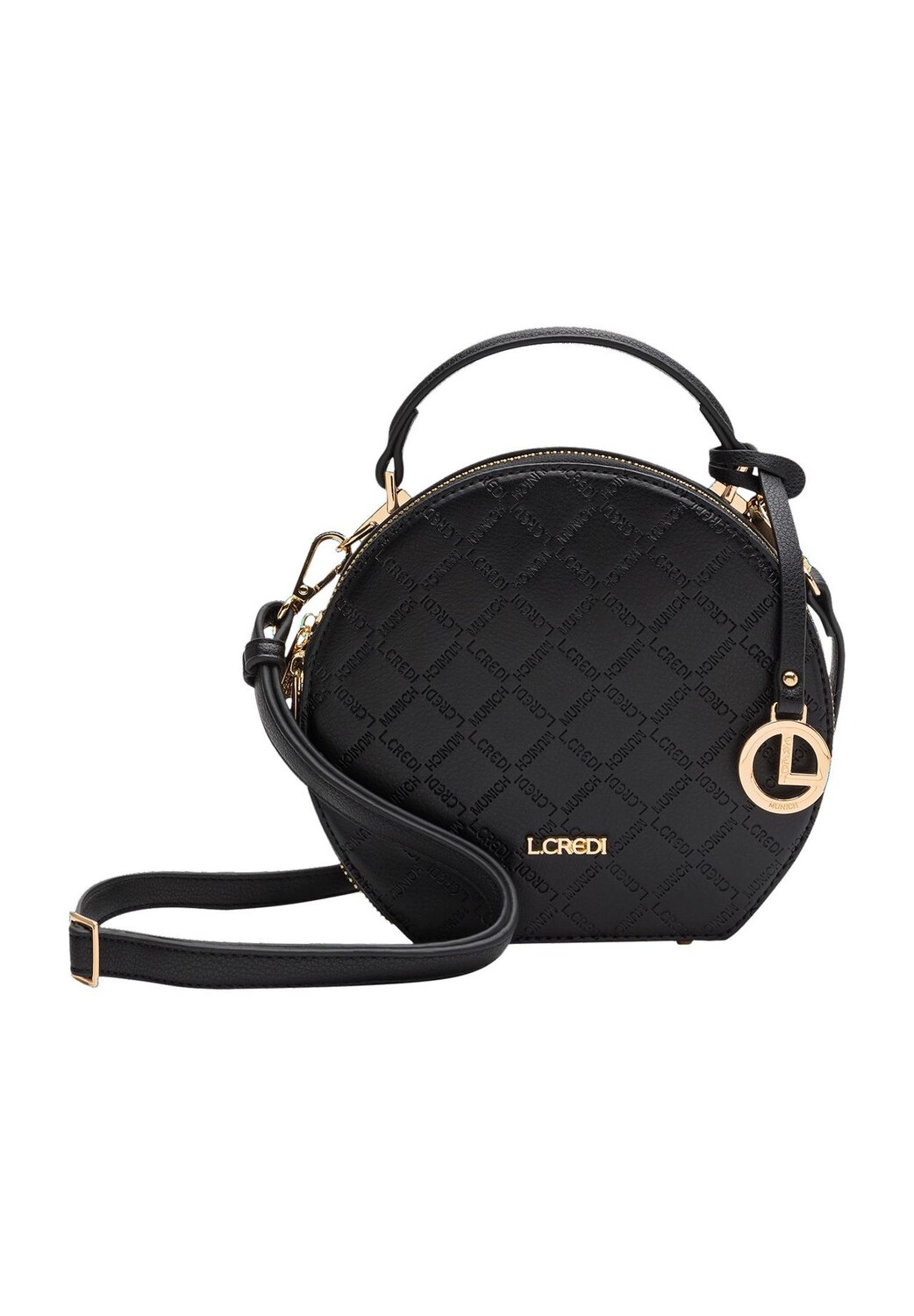 Женская сумка через плечо из искусственной кожи с эмблемой и логотипом L.CREDI, черный
Женская сумка через плечо из искусственной кожи с эмблемой и логотипом L.CREDI, черный