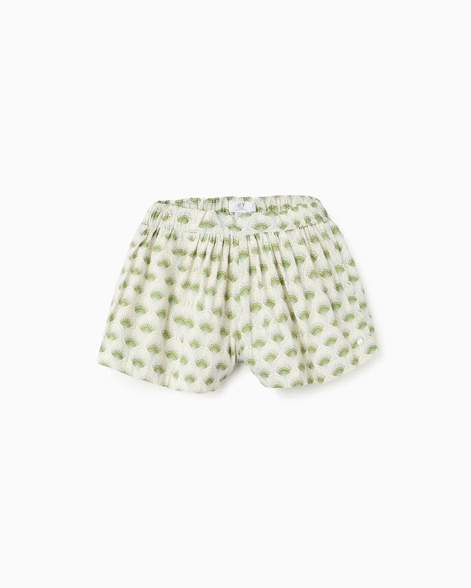 Детские шорты из 100% хлопка с принтом Zippy, светло-зеленый
Детские шорты из 100% хлопка с принтом Zippy, светло-зеленый