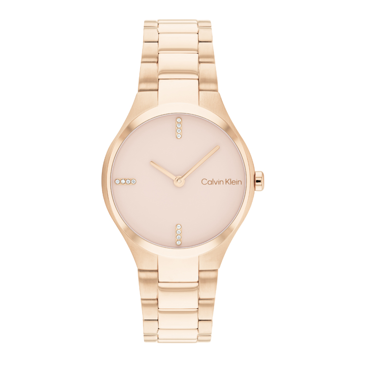 CK/ Наручные часы Кварцевый механизм Розовое золото Циферблат Женские часы 25200334 Calvin Klein 
CK/ Наручные часы Кварцевый механизм Розовое золото Циферблат Женские часы 25200334 Calvin Klein
