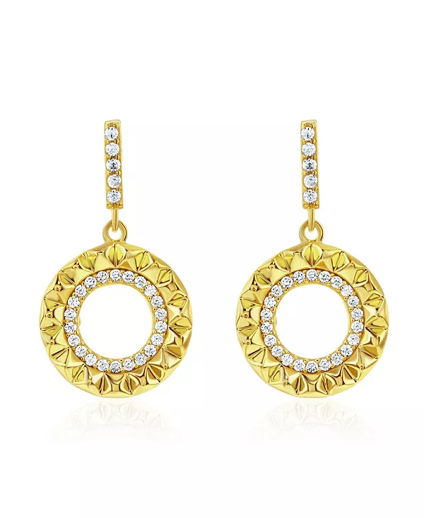 Серьги-Капельки Suzy Levian из стерлингового серебра с круглыми фианитами в форме солнца Suzy Levian New York, gold
Серьги-Капельки Suzy Levian из стерлингового серебра с круглыми фианитами в форме солнца Suzy Levian New York, gold