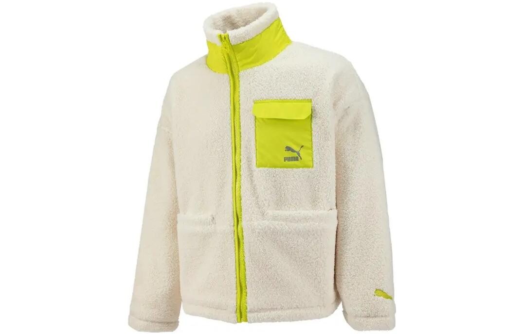 Бархатная куртка унисекс белая Puma, белый
Бархатная куртка унисекс белая Puma, белый