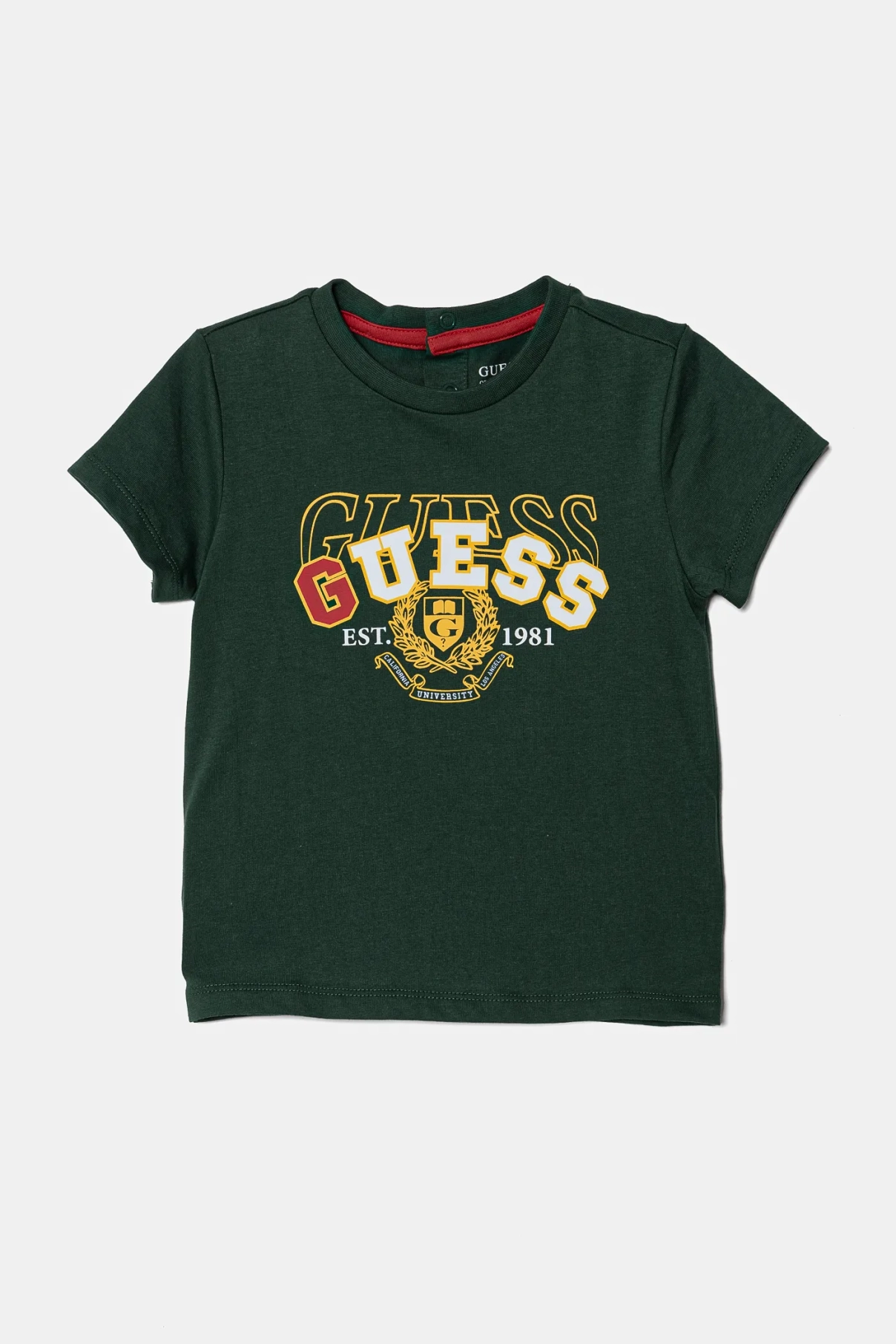 Хлопковая футболка для детей Guess, зеленый
Хлопковая футболка для детей Guess, зеленый