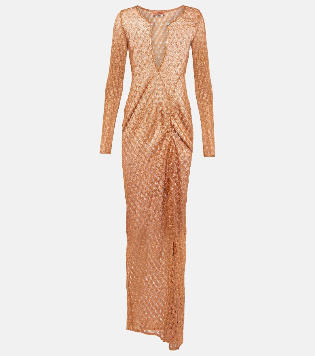 Пляжное платье ламе Missoni Mare, коричневый
Пляжное платье ламе Missoni Mare, коричневый