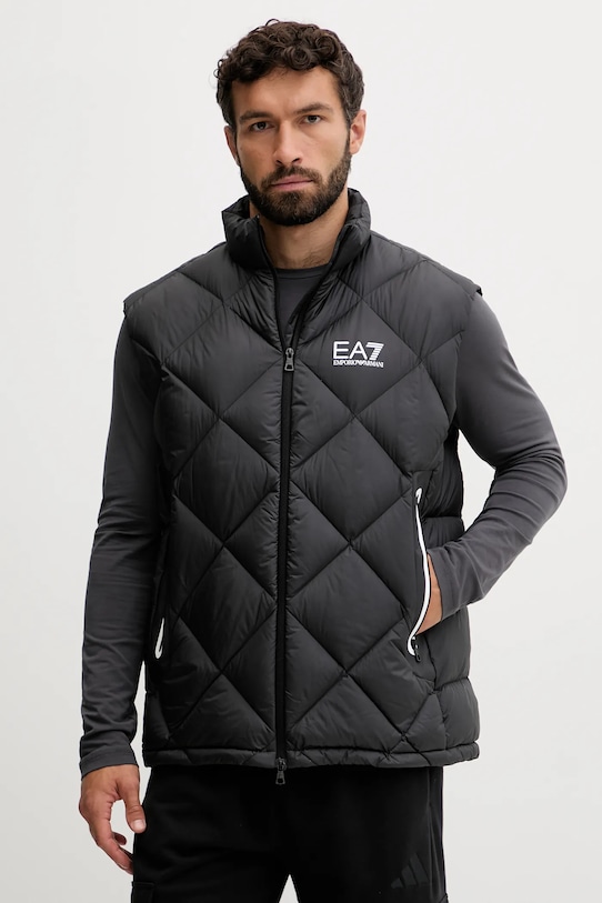 Пуховый жилет Ea7 Emporio Armani, черный
Пуховый жилет Ea7 Emporio Armani, черный