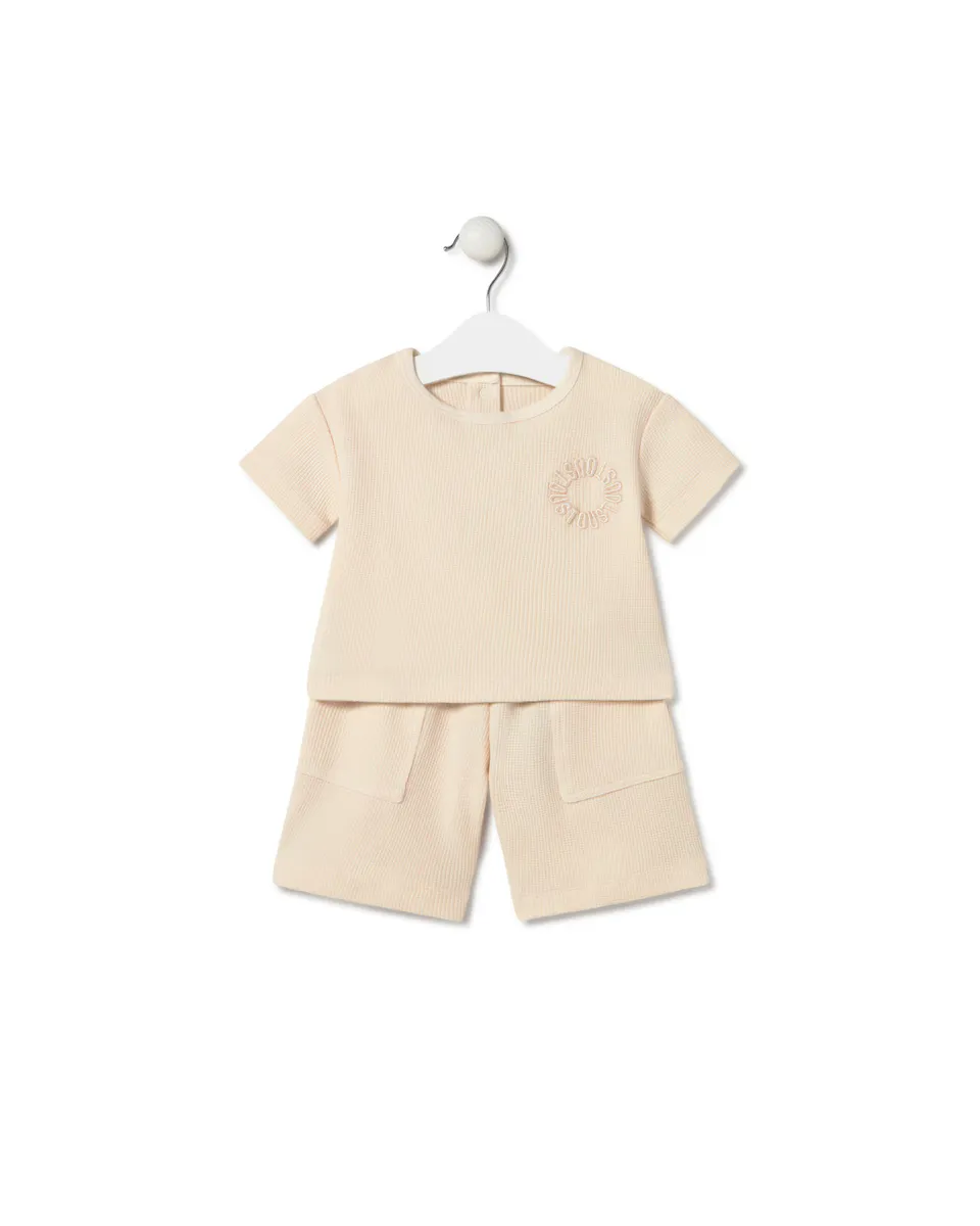 Набор для малыша 2 кусочка крашеного пике Tous, цвет Crudo
Набор для малыша 2 кусочка крашеного пике Tous, цвет Crudo