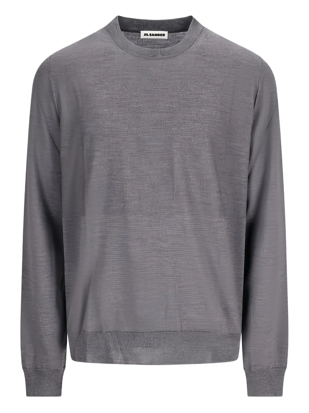 Шерстяной свитер с круглым вырезом JIL SANDER, серый
Шерстяной свитер с круглым вырезом JIL SANDER, серый