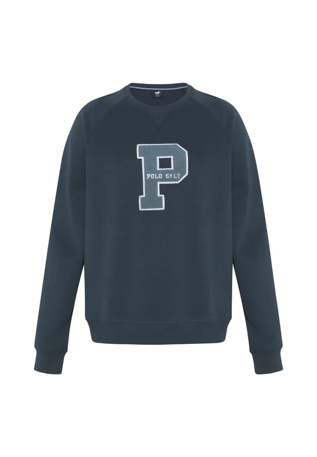 Свитшот с аппликацией логотипа Polo Sylt, цвет 19-4010 total eclipse
Свитшот с аппликацией логотипа Polo Sylt, цвет 19-4010 total eclipse