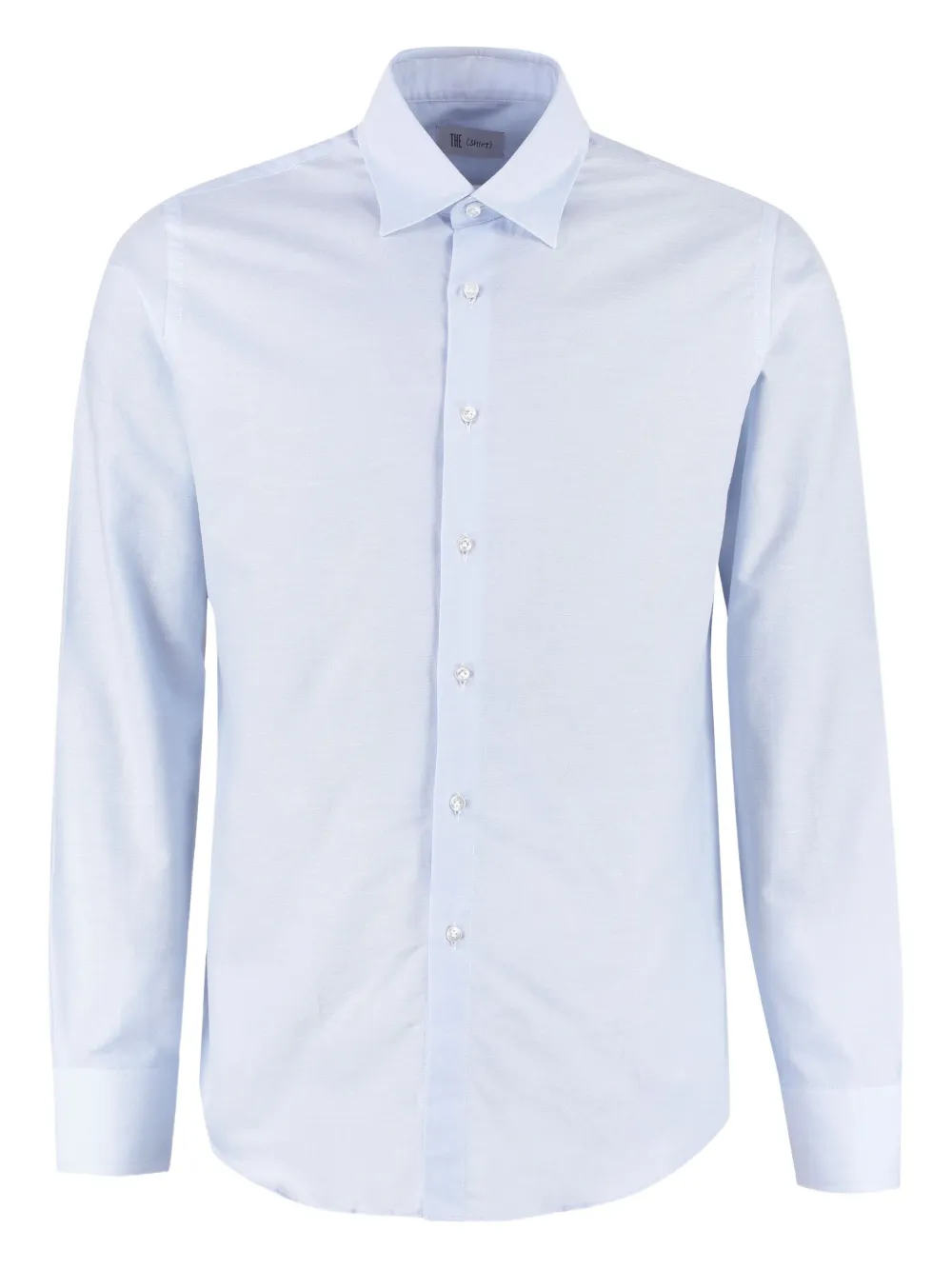 Рубашка из оксфордского хлопка THE (Alphabet), синий 
Рубашка из оксфордского хлопка THE (Alphabet), синий