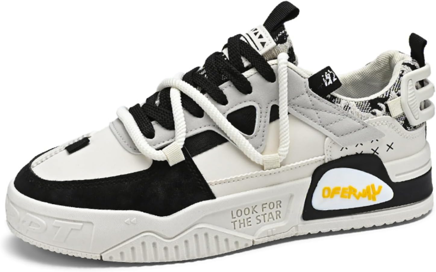 Мужские комфортные повседневные кроссовки для скейтбординга и прогулок - стелька из пены с эффектом памяти, нескользящая резиновая подошва, система с двойными шнурками - модные кроссовки для скейтбординга, прогулок и стиля для кампуса Khwfjas, ч...
Мужские комфортные повседневные кроссовки для скейтбординга и прогулок - стелька из пены с эффектом памяти, нескользящая резиновая подошва, система с двойными шнурками - модные кроссовки для скейтбординга, прогулок и стиля для кампуса Khwfjas, ч...