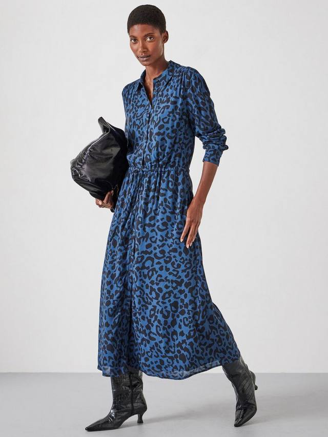 Платье миди-рубашка с леопардовым принтом HUSH, цвет Navy/Black
Платье миди-рубашка с леопардовым принтом HUSH, цвет Navy/Black
