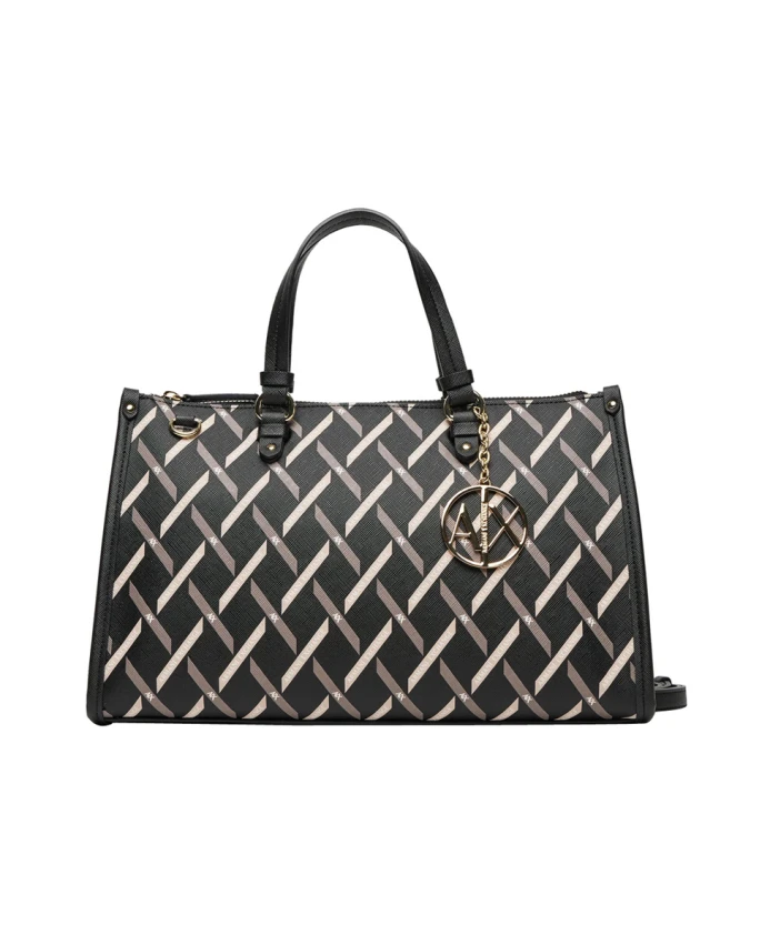 Структурированная сумка-тоут Armani Exchange, черный
Структурированная сумка-тоут Armani Exchange, черный