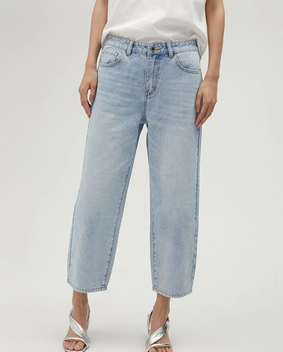 Женские прямые джинсы с 5 карманами Lola Casademunt, синий
Женские прямые джинсы с 5 карманами Lola Casademunt, синий