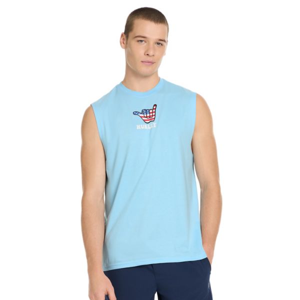 Мужская майка-борцовка Hurley, цвет blue dream
Мужская майка-борцовка Hurley, цвет blue dream