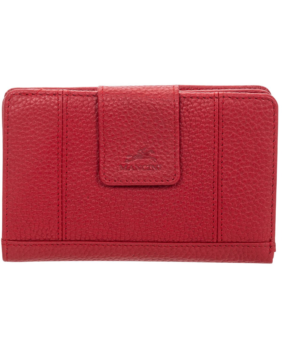 Женский кошелек Pebbled Collection с защищенным RFID-клатчем Mancini, красный
Женский кошелек Pebbled Collection с защищенным RFID-клатчем Mancini, красный