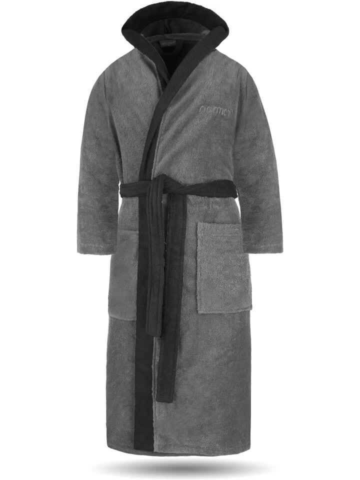 Халаты normani, цвет grau/schwarz 
Халаты normani, цвет grau/schwarz