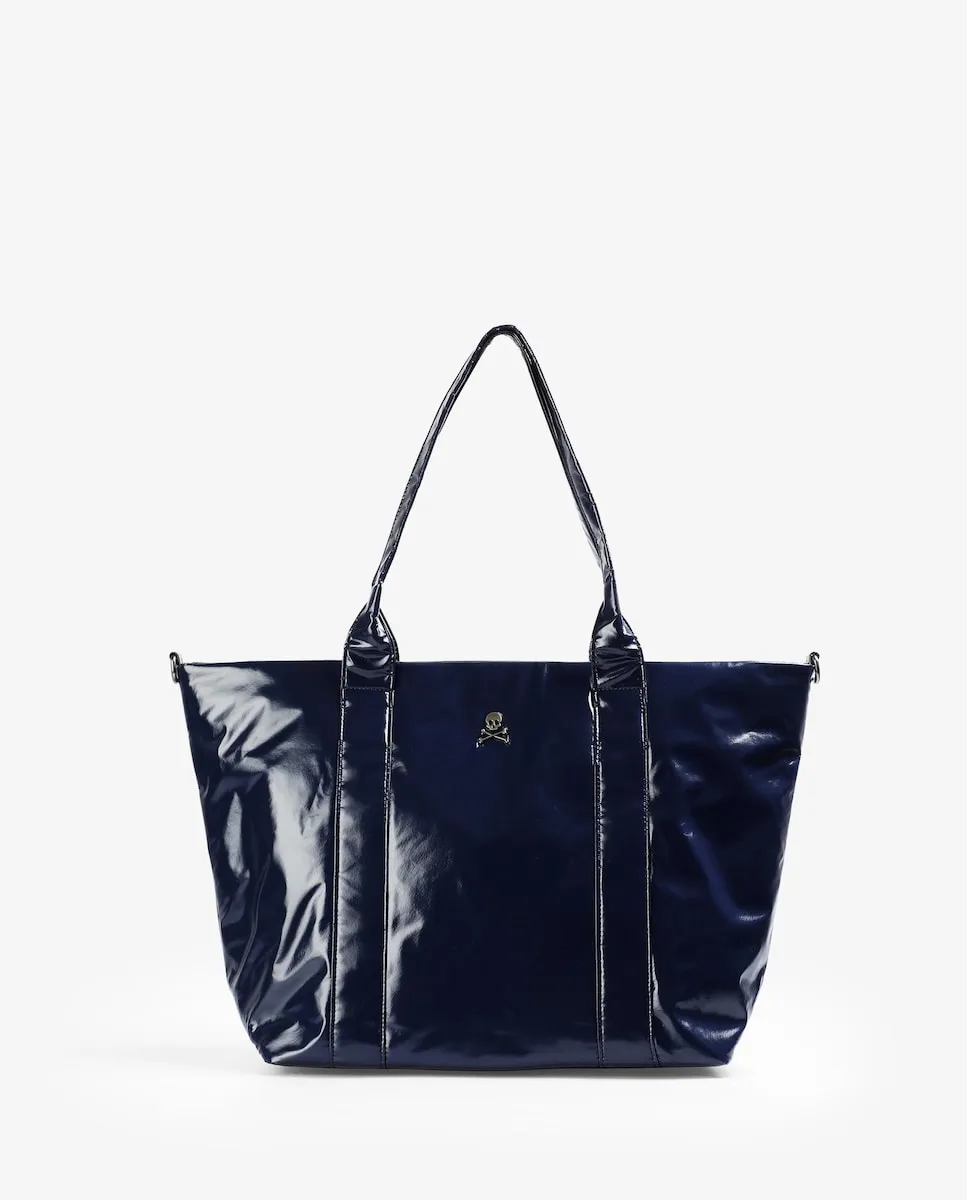 Женская сумка-шоппер с сатинированной отделкой и двойной ручкой Scalpers, синий
Женская сумка-шоппер с сатинированной отделкой и двойной ручкой Scalpers, синий