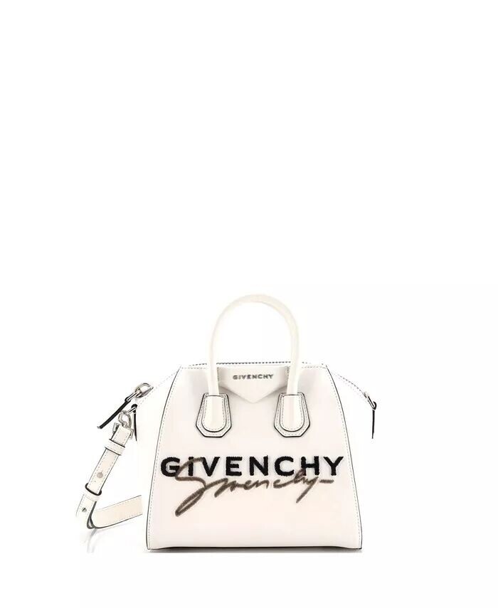 Маленькая сумка Antigona с вышитым логотипом из кожи Pre-Owned Givenchy, белый
Маленькая сумка Antigona с вышитым логотипом из кожи Pre-Owned Givenchy, белый