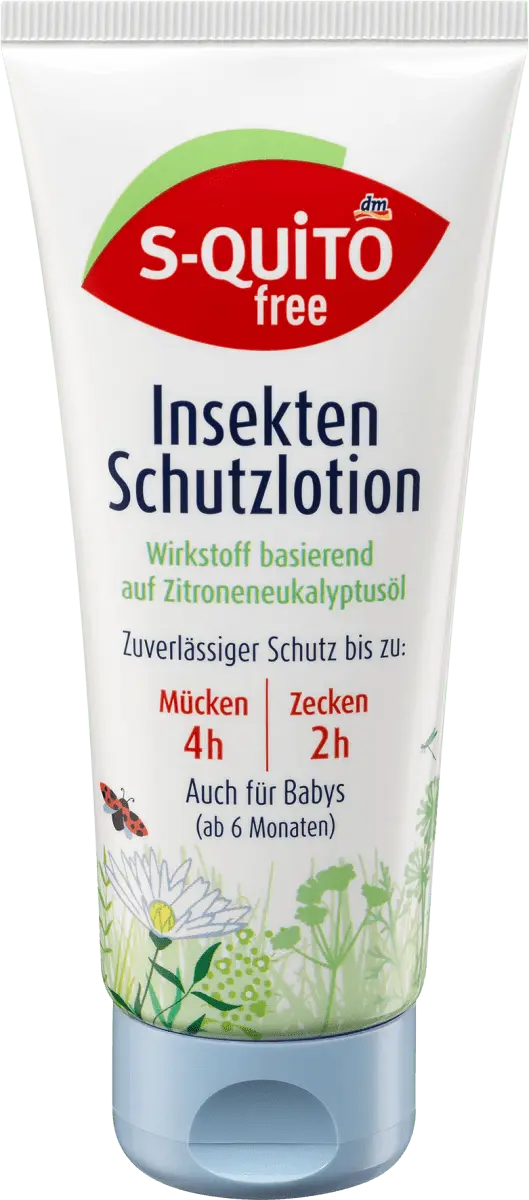 Лосьон от насекомых с лимонным эвкалиптом 100мл S-quitofree
Лосьон от насекомых с лимонным эвкалиптом 100мл S-quitofree