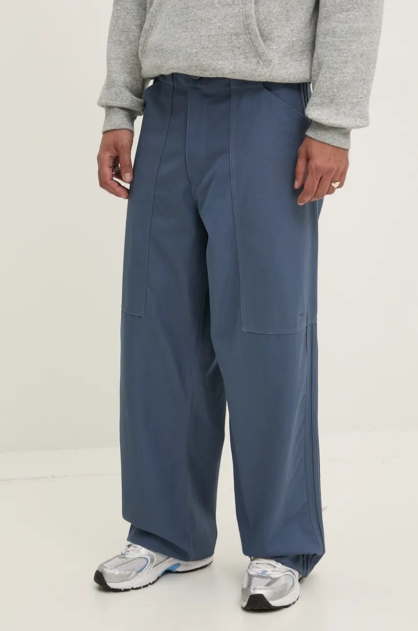 Хлопковые брюки adidas Originals, синий
Хлопковые брюки adidas Originals, синий