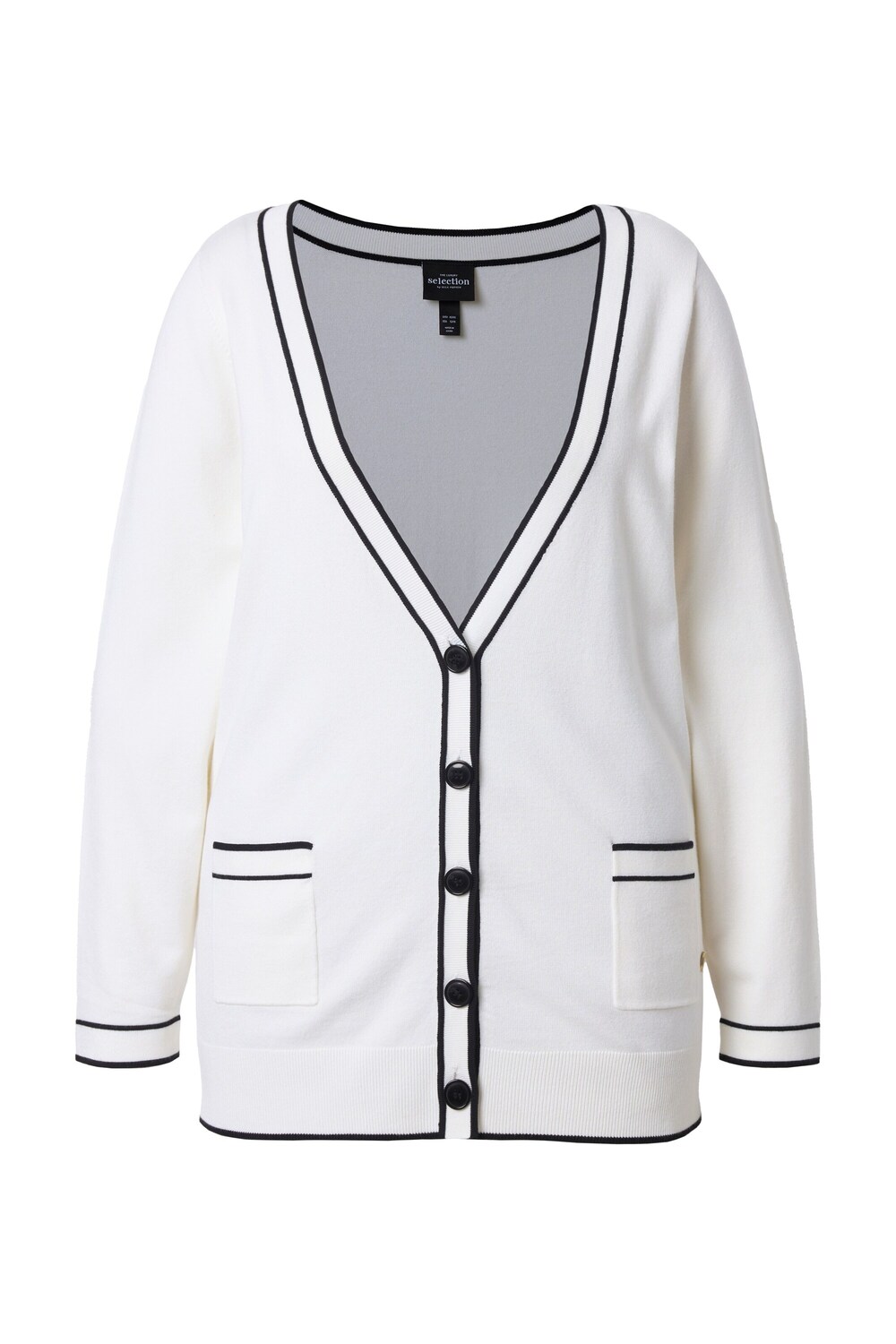 Ulla Popken Кардиган из трикотажа в цвете off white
Ulla Popken Кардиган из трикотажа в цвете off white